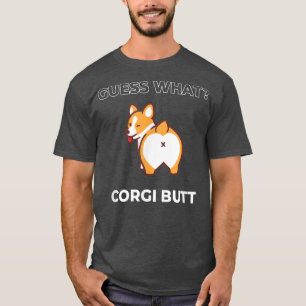 Camiseta Adivinen Qué Perro Corgi Butt Funny Corgi