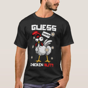 Camiseta Adivinen Qué Pollo Butt Crazy Poultry Farm Animal