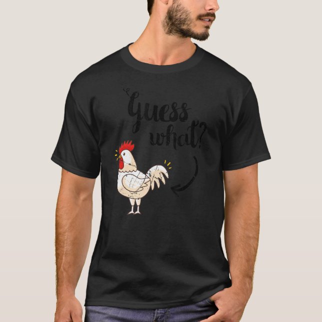 Camiseta Adivinen Qué Pollo Pero El Loo Original En Problem (Anverso)