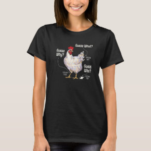 Camiseta Adivinen qué pollo pero qué gracioso burro de poll