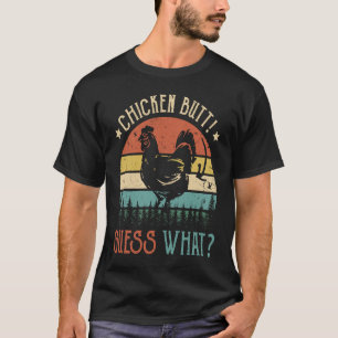 Camiseta Adivinen qué pollo pero qué gracioso Chiste de pol