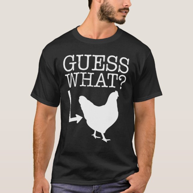Camiseta Adivinen qué regalo de pollo con mantequilla (Anverso)