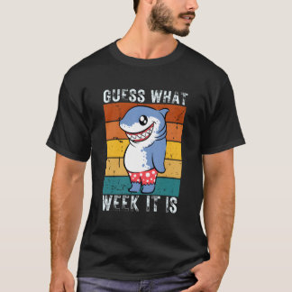 Camiseta Adivinen Qué Semana Es Gracioso El Viento Retro De