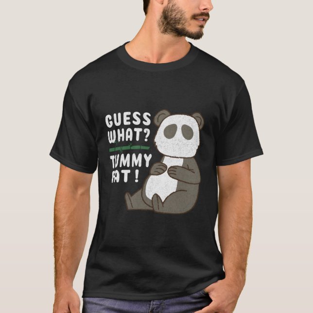 Camiseta Adivinen W Tummy Grat Chubby Panda Azúcar Cane (Anverso)