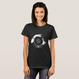 Camiseta Adivino Místico Negro Bola de Cristal Mística