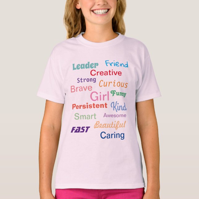Camiseta adjetiva "Chica" Personalizable (Anverso)