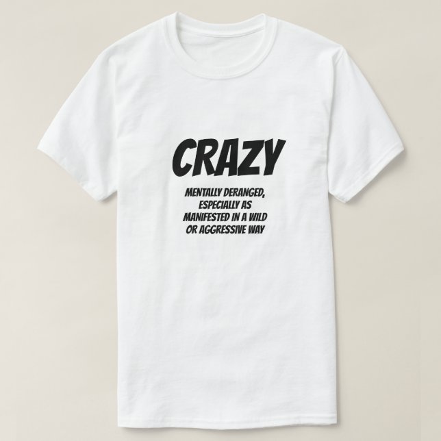 Camiseta Adjetivo: Loco (Diseño del anverso)