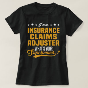 Camiseta Adjudicador de siniestros de seguros