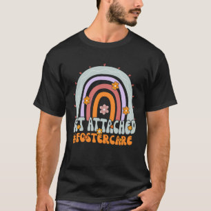 Camiseta Adjuntar Foster Care Groovy Foster Mom Dad Ado
