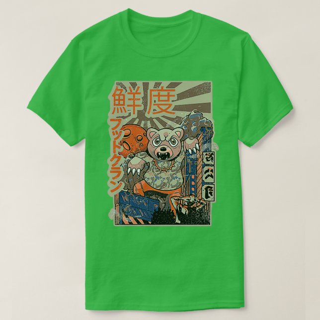 Camiseta Adjuntar La Película De Horror Del Oso Enflame Sne (Diseño del anverso)