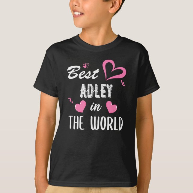 Camiseta Adley Name, el mejor Adley del mundo (Anverso)