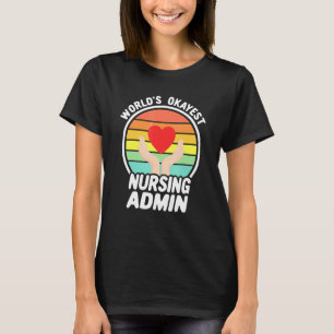 Camiseta Administración de Enfermería Retro de Enfermeras d