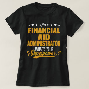 Camiseta Administrador de ayuda financiera
