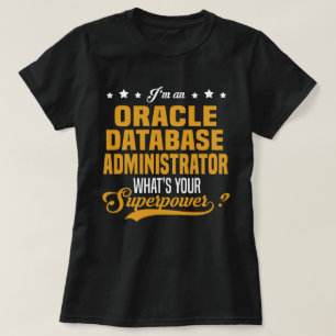 Camiseta Administrador de bases de datos Oracle