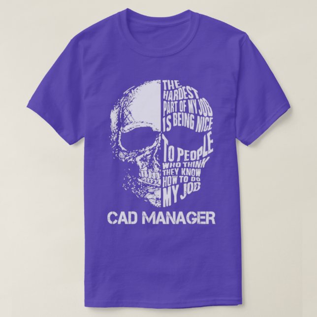Camiseta Administrador de Cad (Diseño del anverso)