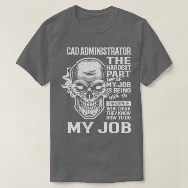 Camiseta Administrador de Cad (Diseño del anverso)