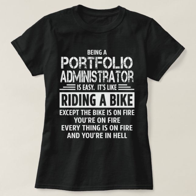 Camiseta Administrador de cartera (Diseño del anverso)