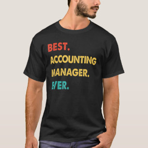 Camiseta ADMINISTRADOR DE CONTABILIDAD REtro MEJOR ADMINIST