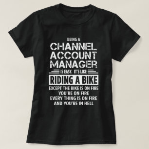 Camiseta Administrador de cuentas de canal
