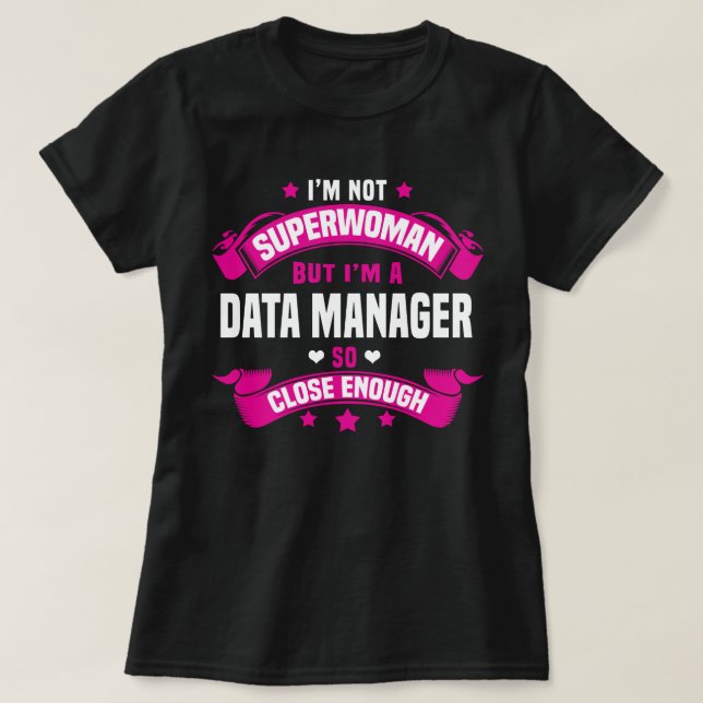 Camiseta Administrador de datos (Diseño del anverso)