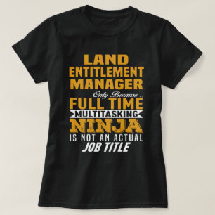 Camiseta Administrador de derechos de tierras