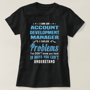 Camiseta Administrador de desarrollo de cuentas