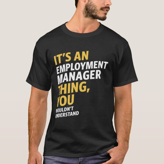 Camiseta Administrador de empleo (Anverso)