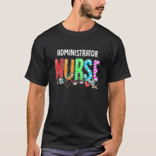 Camiseta Administrador de enfermería colocó Stethos del Cor