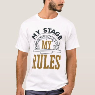 Camiseta Administrador de escenarios Mis reglas de etapa