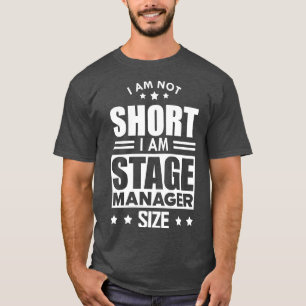 Camiseta Administrador de escenarios No soy corto Soy admin