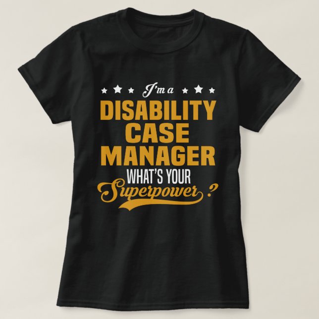 Camiseta Administrador de Fundas de discapacidad (Diseño del anverso)