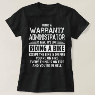 Camiseta Administrador de garantía