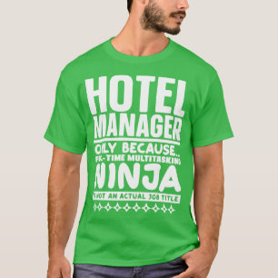 Camiseta Administrador de hoteles Ninja