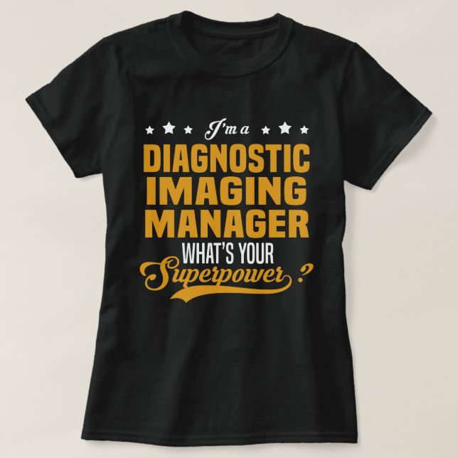 Camiseta Administrador de imágenes de diagnóstico (Diseño del anverso)