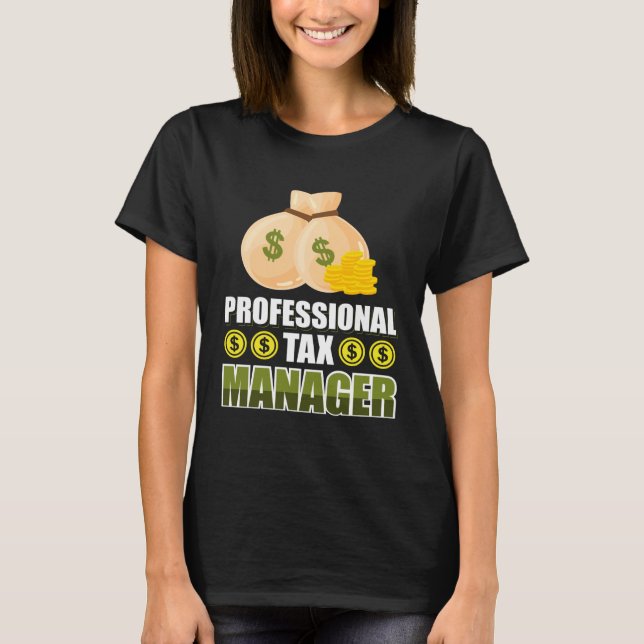 Camiseta Administrador de impuestos profesional (Anverso)