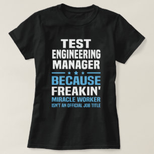 Camiseta Administrador de ingeniería de pruebas