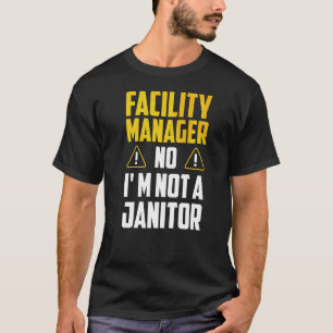 Camiseta Administrador de instalaciones No No No soy un art