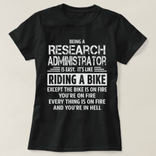 Camiseta Administrador de investigación