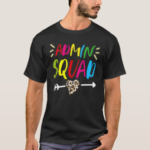 Camiseta Administrador de Leopard Admin Squad School Admini
