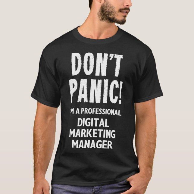 Camiseta Administrador de marketing digital  (Anverso)