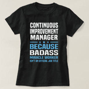 Camiseta Administrador de mejoras continuas