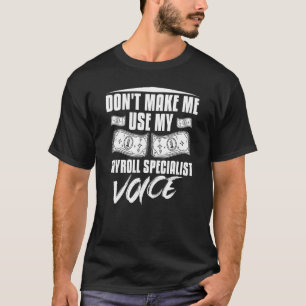 Camiseta Administrador De Nóminas Calculadora Especializada