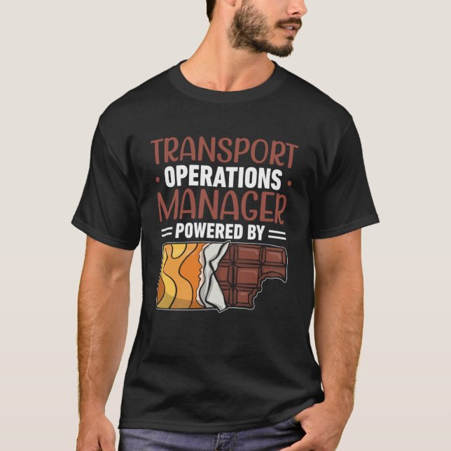 Camiseta Administrador De Operaciones De Transporte Con Cho (Anverso)