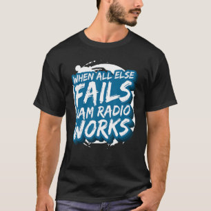 Camiseta Administrador de operador de radio de Ham Nerd Ama