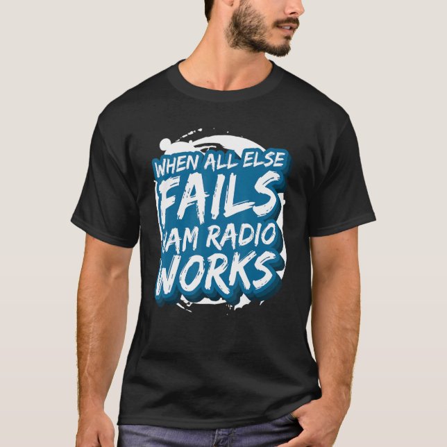 Camiseta Administrador de operador de radio de Ham Nerd Ama (Anverso)