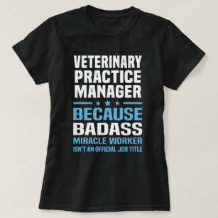 Camiseta Administrador de prácticas veterinarias
