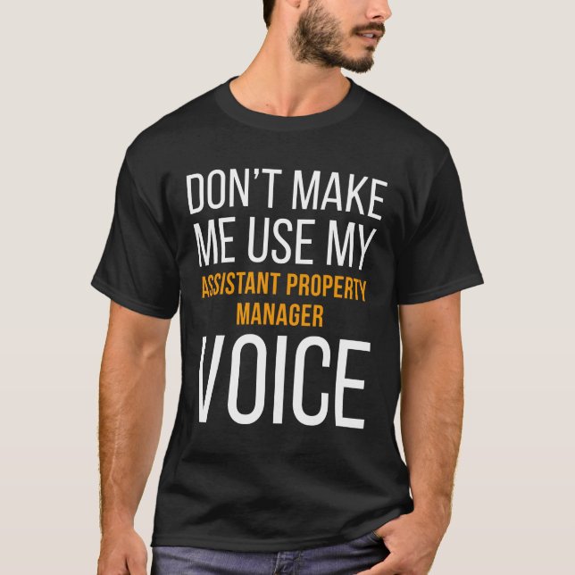 Camiseta Administrador de propiedades auxiliar (Anverso)
