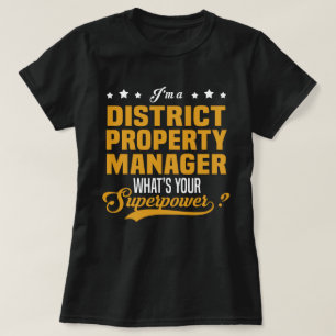 Camiseta Administrador de propiedades de distrito