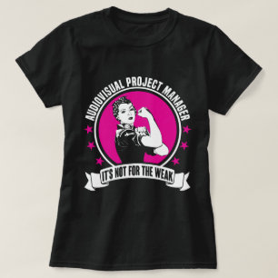 Camiseta Administrador de proyectos audiovisuales