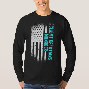 Camiseta Administrador de relaciones de cliente con marca e